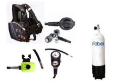 ST40ANCT   Atlas BCD / Brut / Performance Twin Combo / Faber Steel Cylinder / Tank Set