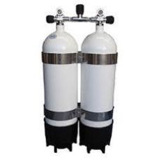 BTT1 10.5 Litre Faber Steel Cylinder Twin Set