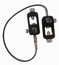 FILNC  Scuba Cylinder decanter setup with Pressure Gauge