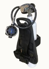 C01CWST6NC PONY BOTTLE BACK PACK SET WITH 3.0 LITRE FABER STEEL SCUBA CYLINDER / TANK / PONY BOTTLE