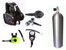 ST08ABNCT    Atlas BCD / Brut / 11 Litre Aluminium Cylinder Set