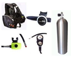 ST08AGNCT    Atlas BCD / GS2000 / 11 Litre Aluminium Cylinder Set