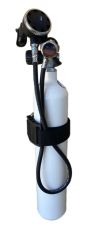C01CWST4NC PONY BOTTLE BRACKET SET WITH 3.0 LITRE FABER STEEL SCUBA CYLINDER / TANK  