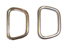 Z70    Stainless Steel D Rings - Pair