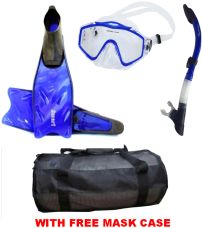 MB1ZNC Visplus 2 Mask / S12B / Smart Fin / Mesh Duffel Bag Set