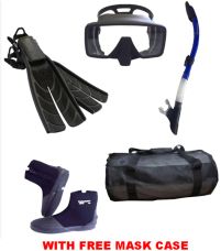 M16ENCB   XTEC / S12B / Trek Fins / Boots / Deluxe Mesh Duffel Bag Set