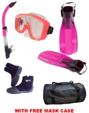MB9ANC   MXLP / S12B / F02 Fins / Boots / Heavy Duty Mesh Duffel Set